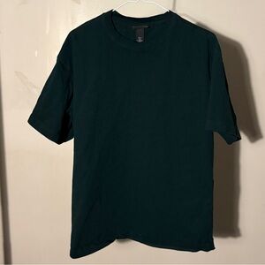 H&M Deep Green Short Sleeve Tee